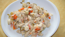 Batonnets de crabe aux endives