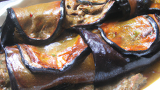 Lieu noir panné au pavot farfales au aubergine et miel