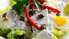 Salade de dinde aux câpres