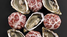 Huîtres Marennes Oléron et crépinette