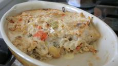 Gratiné de poisson au chou fleur