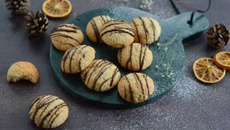 Macarons aux amandes, noix de coco et citron