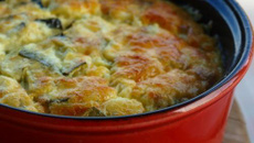 Flan de courgette au brebis