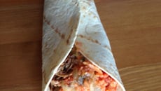 Wrap de bœuf et légumes