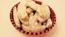 Petit croissant lune noisette et vanille (kipferla)