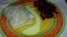 Pastillas de pétoncles à l'endive sauce coco curry