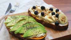 Tartines de patate douce