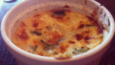 Flan de courgettes en cocotte