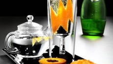 Tea break (Perrier aromatisé aux agrumes)