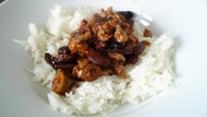 Chili con carne et son riz basmati
