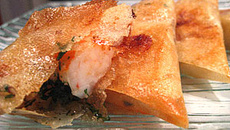 Samoussas aux crevettes... à ma façon