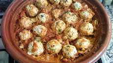 Tajine de boulette de merlan