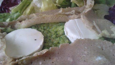 Galette de courgette et chèvre