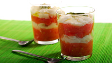 Tiramisu de tomates au St Môret