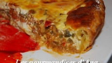 Tarte aux légumes et à la vache qui rit