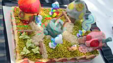 Le fraisier des Stroumpf