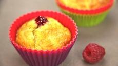 Petits moelleux coco-framboise