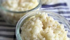 Riz au lait à la cannelle et au chocolat