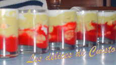 Tiramisu d'avocat et framboise