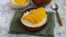 Riz gluant à la mangue