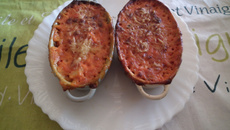 Gratin de poisson à la polenta