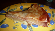 Mille-feuille de crêpes pommes-groseille