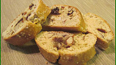 Cantuccini amandes et raisins secs (croquants Italiens)