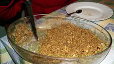 Gâteau au carambar et chamallows