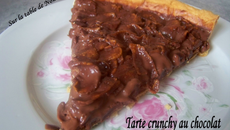 Tarte crunchy au chocolat