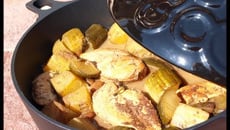 Tajine de courgettes au poulet