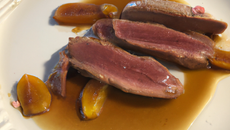 Magret de canard au cointreau