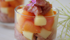 Verrine Thon et Pêches