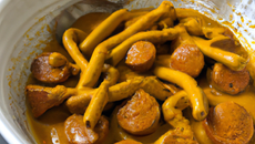 Saucisses au curry