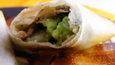 Samoussas de brocolis, poireaux et champignons