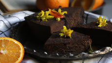 Cake chocolaté aux zestes d'orange