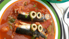 Sardines farcies en gaspacho