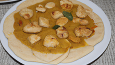 Galettes de poulet au curry