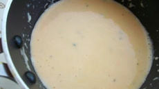 Sauce pour mousse de poisson