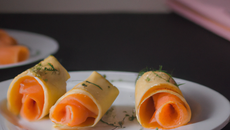 Nems de saumon fumé