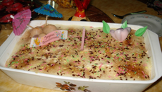 Tiramisu exotique (letchi, ananas ou mangue)