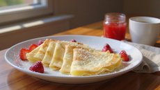Crêpes à l'eau légères et faciles