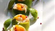 Citrons farcis à la lotte