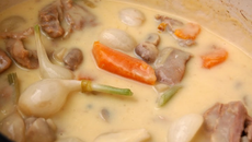 Blanquette de veau et son os