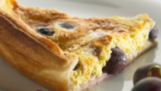 Quiche gruyère AOC et raisins