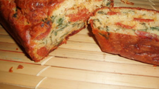 Cake blettes, chorizo et parmesan