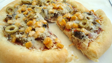 Pizza végétarienne sans légume