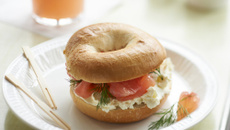 Bagel frais au pamplemousse de Floride