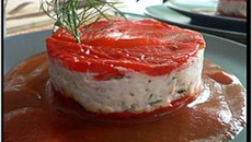 Duo de poivron et fromage de chèvre
