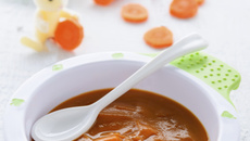 Purée de carottes à l'orange et cumin à partir de 6 mois