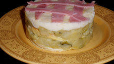 Millefeuille de pommes de terre et courgettes